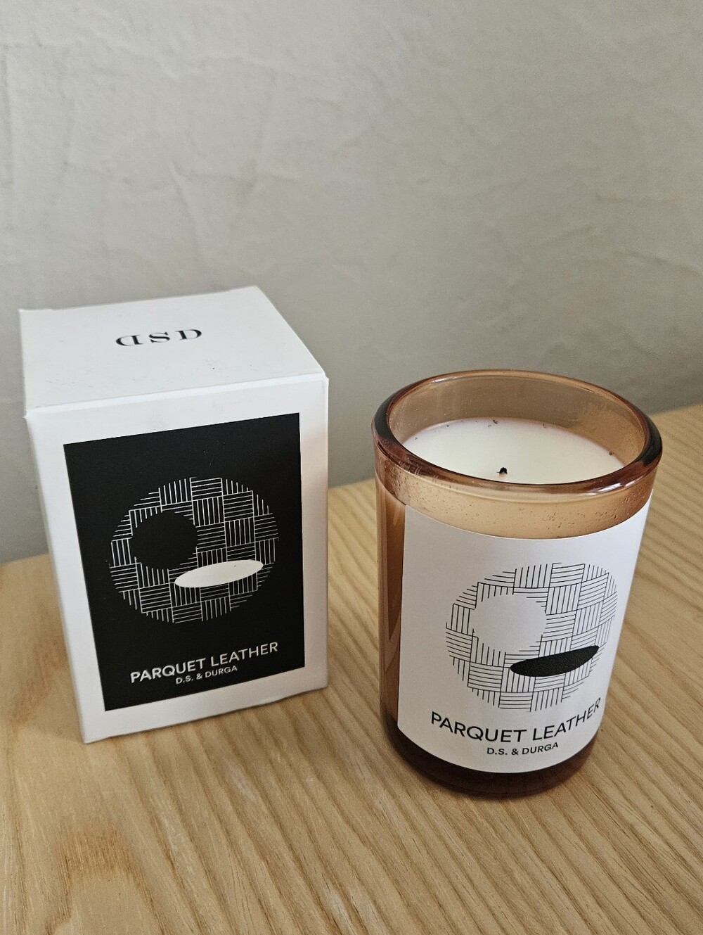 D.S. & Durga Parquet Leather Candle 7oz